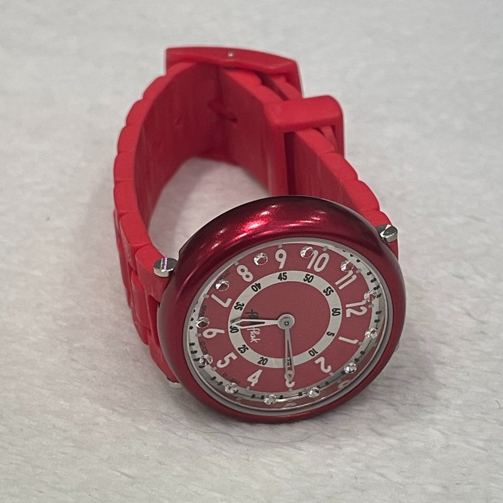 Swatch Flik Flak red wrist watch - kids